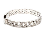 Load image into Gallery viewer, Men of Platinum | 10mm Heavy Diamond Platinum Cuban Bracelet with Diamond Lock JL PTB 1099-A
