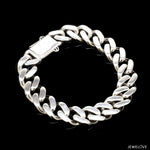 Load image into Gallery viewer, Men of Platinum | 12.25mm Double Side Heavy Bracelet for Men JL PTB 1374
