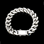 Load image into Gallery viewer, Men of Platinum | 12.25mm Double Side Heavy Bracelet for Men JL PTB 1374
