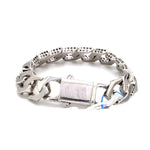 Load image into Gallery viewer, Men of Platinum | 14mm Double Side Heavy Bracelet for Men JL PTB 1379
