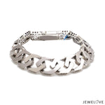 Load image into Gallery viewer, Men of Platinum | 14mm Double Side Heavy Bracelet for Men JL PTB 1379
