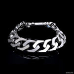 Load image into Gallery viewer, Men of Platinum | 14mm Double Side Heavy Bracelet for Men JL PTB 1379
