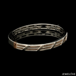 Load image into Gallery viewer, Men of Platinum| 7mm Platinum &amp; Rose Gold Bracelet for Men JL PTB 1209
