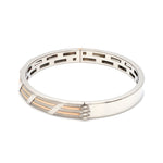 Load image into Gallery viewer, Men of Platinum| 7mm Platinum &amp; Rose Gold Bracelet for Men JL PTB 1209
