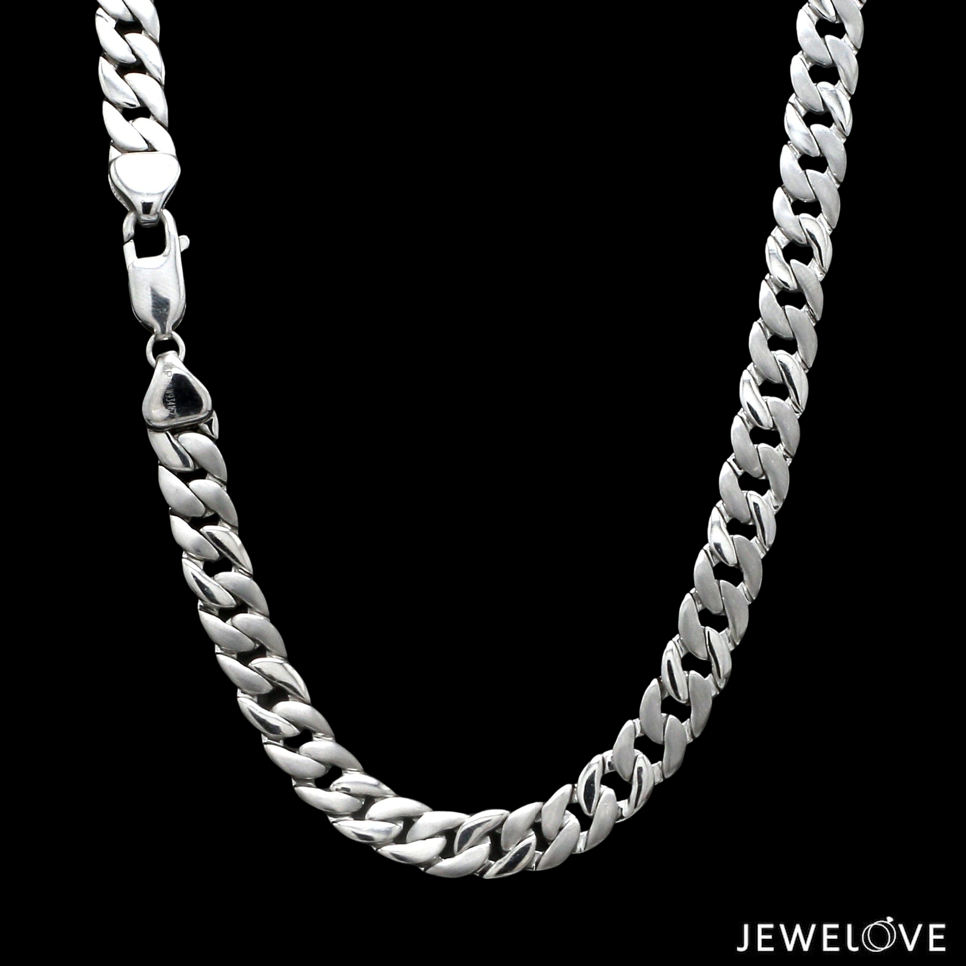 Heavy platinum necklace discount