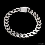 Load image into Gallery viewer, Men of Platinum | 9.5mm Bracelet with Brush Finish for Men JL PTB 1255
