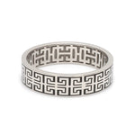Load image into Gallery viewer, Men of Platinum | Black Enamel Classic Ring for Men JL PT 1396
