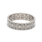 Load image into Gallery viewer, Men of Platinum | Black Enamel Classic Ring for Men JL PT 1396
