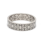 Load image into Gallery viewer, Men of Platinum | Black Enamel Classic Ring for Men JL PT 1396
