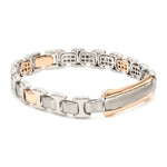 Load image into Gallery viewer, Men of Platinum | Bracelet with Rose Gold for Men JL PTB 786
