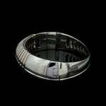 Load image into Gallery viewer, Men of Platinum | Designer Platinum Heavy Kada with Rose Gold for Men JL PTB 1193-A   Jewelove.US
