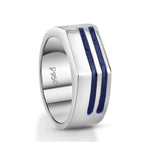 Load image into Gallery viewer, Heavy Platinum Ring for Men JL PT 1057
