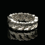 Load image into Gallery viewer, Men of Platinum | Heavy Ring for Men JL PT MSD 101
