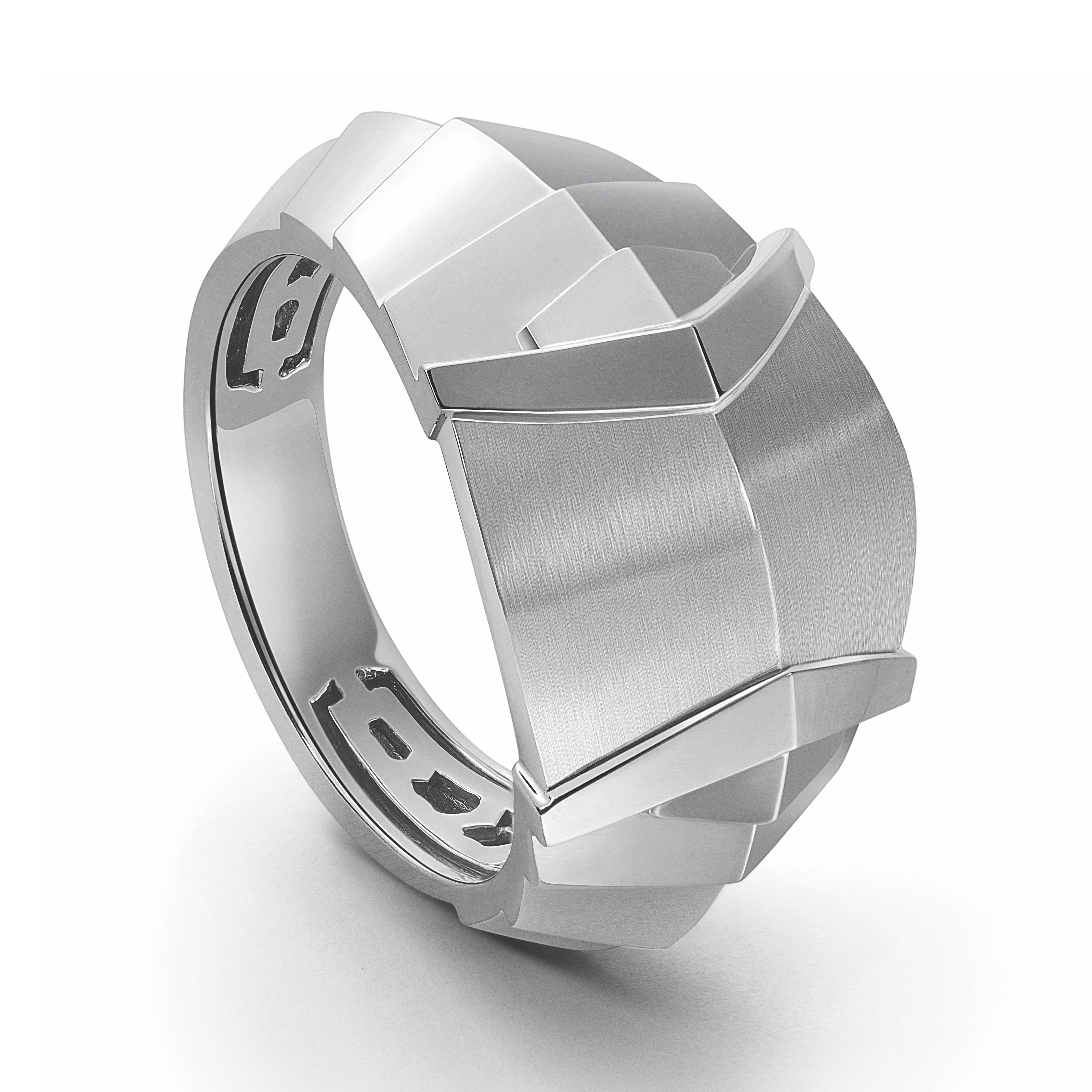 Men of Platinum | Heavy Samurai Platinum Ring JL PT 687