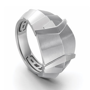 Men of Platinum | Heavy Samurai Platinum Ring JL PT 687
