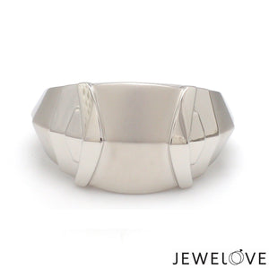 Men of Platinum | Heavy Samurai Platinum Ring JL PT 687