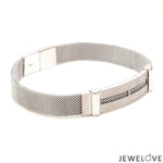Load image into Gallery viewer, Men of Platinum | Platinum with White Gold Bracelet for Men JL PTB 813-A

