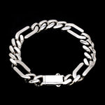 Load image into Gallery viewer, Men of Platinum | 10mm Bracelet with Brush Finish &amp; Hi-Polish for Men JL PTB 1253
