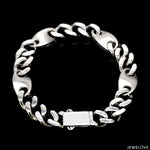 Load image into Gallery viewer, Men of Platinum | Platinum Bracelet with Brush Finish &amp; Hi-Polish for Men JL PTB 1254
