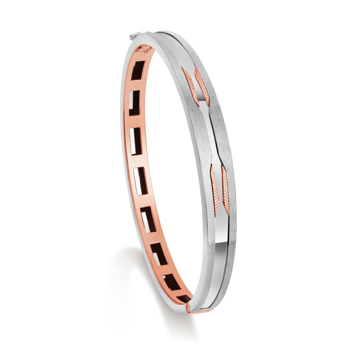 Men of Platinum | Platinum & Rose Gold Bracelet for Men JL PTB 807