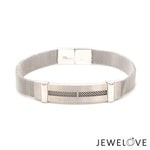 Load image into Gallery viewer, Men of Platinum | Platinum with White Gold Bracelet for Men JL PTB 813-A   Jewelove.US

