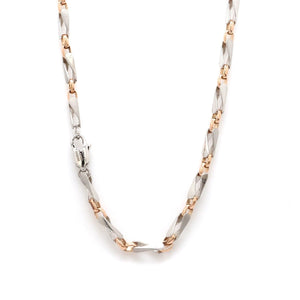 Men of Platinum | Pt + Rose Gold Chain for Men JL PT CH 1014   Jewelove.US