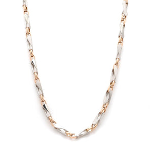 Men of Platinum | Pt + Rose Gold Chain for Men JL PT CH 1014   Jewelove.US