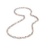 Load image into Gallery viewer, Men of Platinum | 3.5mm Pt + Rose Gold Chain for Men JL PT CH 1014-A   Jewelove.US
