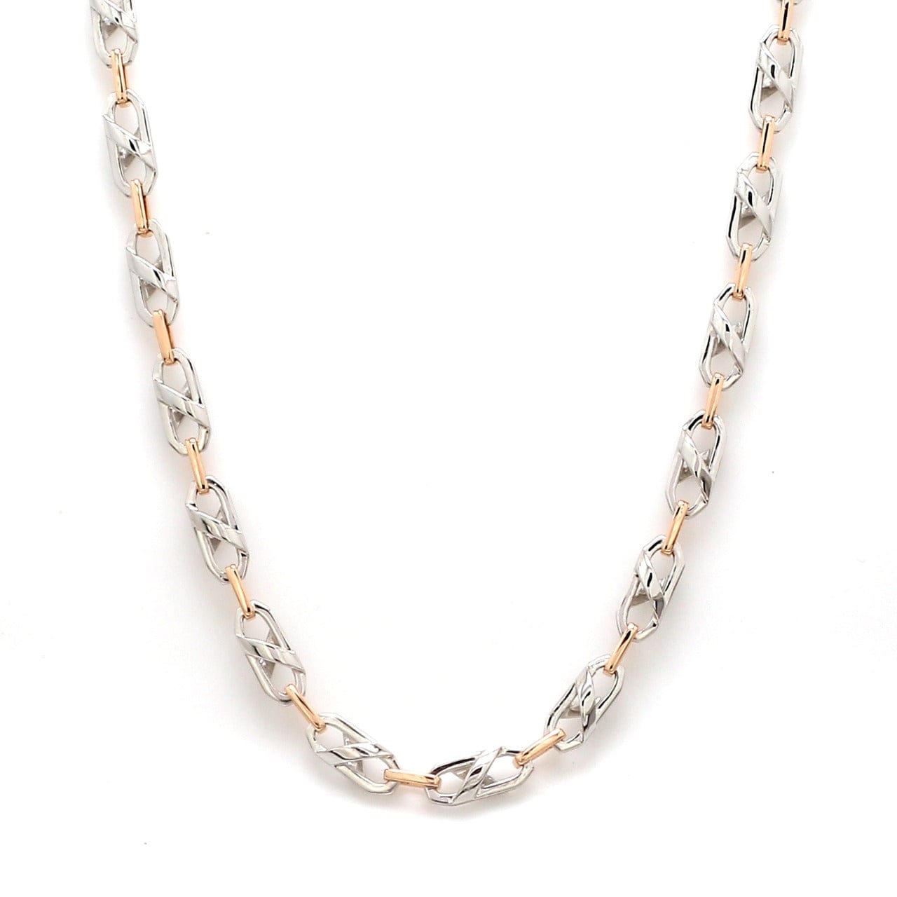 Men of Platinum | Pt + Rose Gold Chain for Men JL PT CH 1015