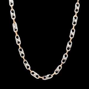 Men of Platinum | Pt + Rose Gold Chain for Men JL PT CH 1015