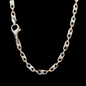 Men of Platinum | Pt + Rose Gold Chain for Men JL PT CH 1015