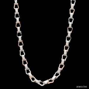 Men of Platinum | Rose Gold Fusion Chain for Men JL PT 761