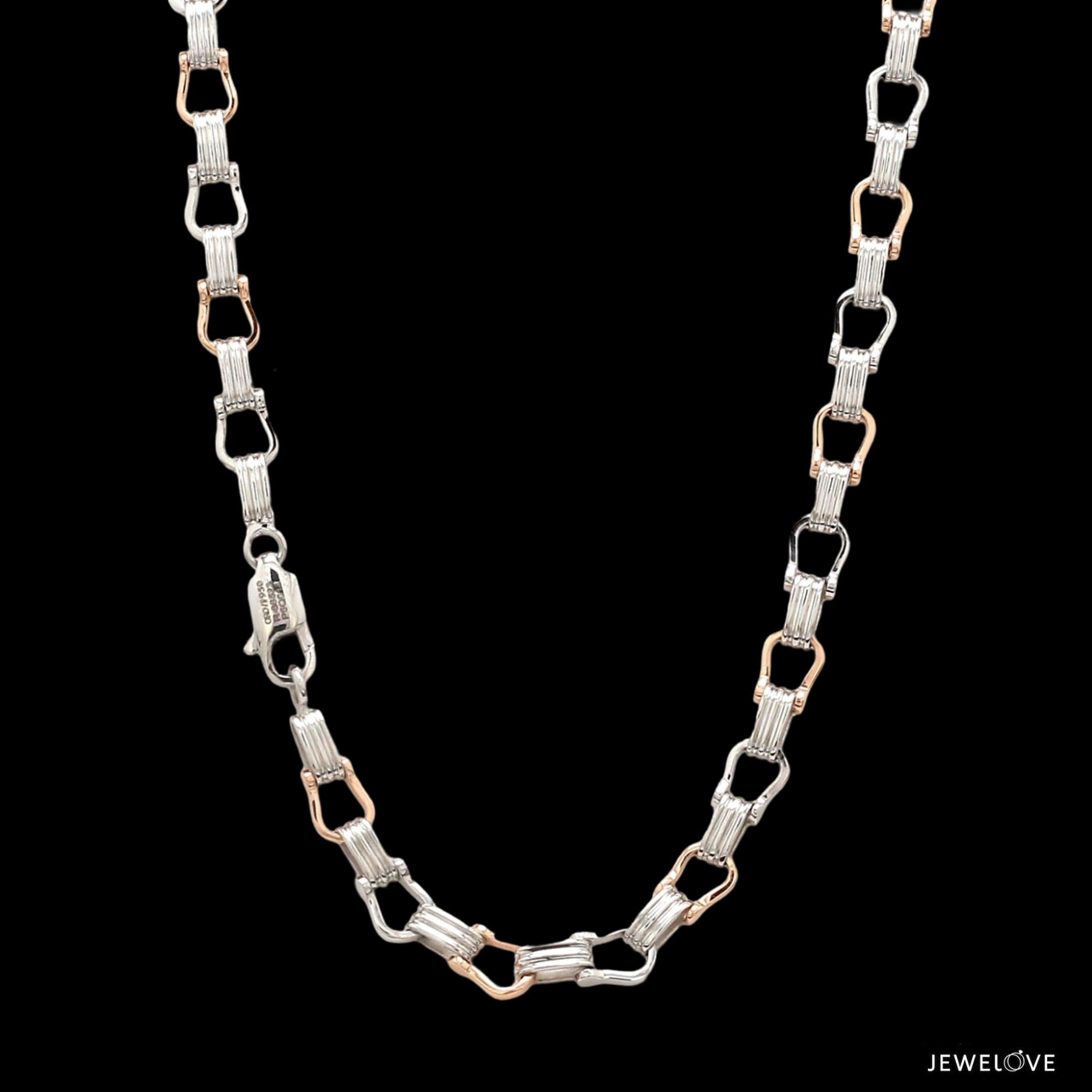 Men of Platinum | Rose Gold Fusion Chain for Men JL PT 761