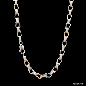 Men of Platinum | Rose Gold Fusion Chain for Men JL PT 761