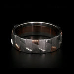 Load image into Gallery viewer, Men of Platinum | Rose Gold Fusion Ring for Men JL PT 684
