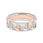 Load image into Gallery viewer, Men of Platinum | Rose Gold Fusion Ring for Men JL PT 684
