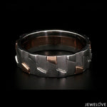 Load image into Gallery viewer, Men of Platinum | Rose Gold Fusion Ring for Men JL PT 684
