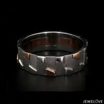 Load image into Gallery viewer, Men of Platinum | Rose Gold Fusion Ring for Men JL PT 684
