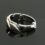 Load image into Gallery viewer, Men of Platinum | Rose Gold Heavy Ring for Men JL PT MSD 110
