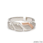 Load image into Gallery viewer, Men of Platinum | Rose Gold Heavy Ring for Men JL PT MSD 110

