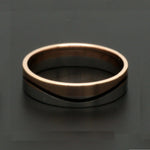 Load image into Gallery viewer, Men of Platinum | Rose Gold with Black Enamel Fusion Ring for Men JL PT 1082
