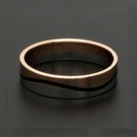 Load image into Gallery viewer, Men of Platinum | Rose Gold with Black Enamel Fusion Ring for Men JL PT 1082
