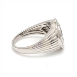 Load image into Gallery viewer, Men of Platinum | Round Black Enamel with Diamond Ring for Men JL PT 1361
