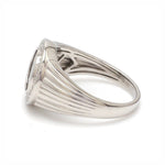 Load image into Gallery viewer, Men of Platinum | Round Black Enamel with Diamond Ring for Men JL PT 1361

