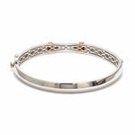 Load image into Gallery viewer, Men of Platinum | Sculpted Openable Kada with a touch of Rose Gold JL PTB 732
