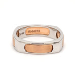 Load image into Gallery viewer, Men of Platinum | Square Profile Rose Gold Platinum Ring JL PT 688-RG
