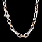 Load image into Gallery viewer, Men&#39;s Heavy Platinum &amp; Rose Gold Chain JL PT CH 952
