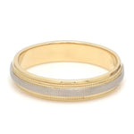 Load image into Gallery viewer, Milgrain Edge Platinum &amp; Yellow Gold Couple Rings JL PT 636
