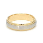Load image into Gallery viewer, Milgrain Edge Platinum &amp; Yellow Gold Couple Rings JL PT 636
