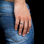 Load image into Gallery viewer, Mirror Finish Platinum Love Bands JL PT 519
